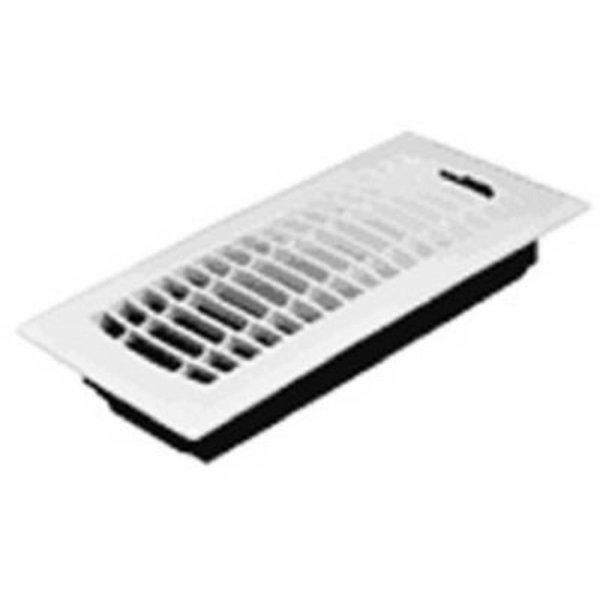 Imperial Mfg Register Floor 4X12In Wht RG1458